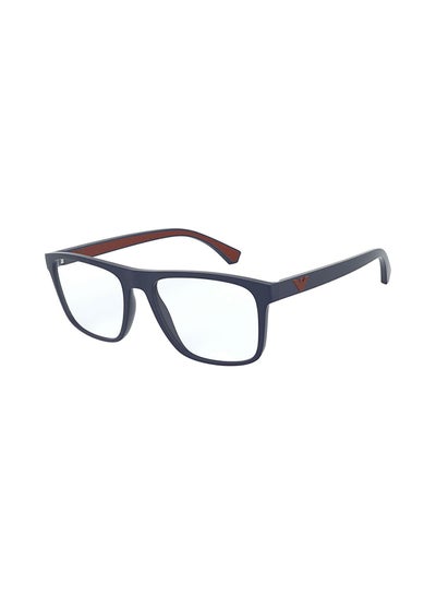 Men’s Rectangular Eyeglass Frame – Lens Size: 53mm