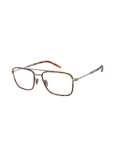 Men’s Rectangular Eyeglass Frame – Lens Size: 53mm