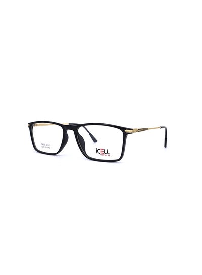 Full-Rimmed Rectangular Frame – Lens Size: 52mm