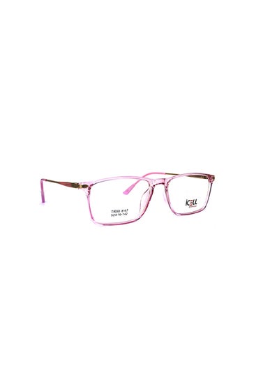 Full-Rimmed Rectangular Frame – Lens Size: 52mm