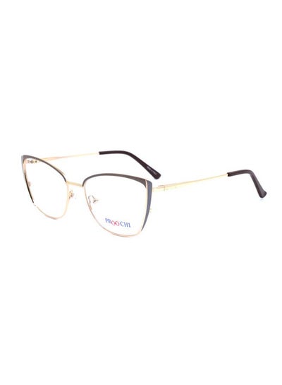 Women’s Full Rim Cat Eye Shape Clear Lens Eyeglass Frame – Lens Size: 55 mm – Black / Blue