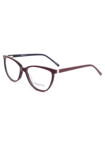 Women’s Full Rim Cat Eye Shape Clear Lens Eyeglass Frame – Lens Size: 52 mm – Brown