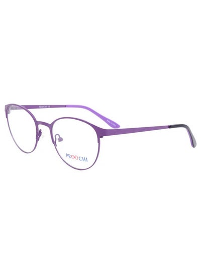 Full Rim Oval Shape Clear Lens Eyeglass Frame – Lens Size: 48 mm – Purple