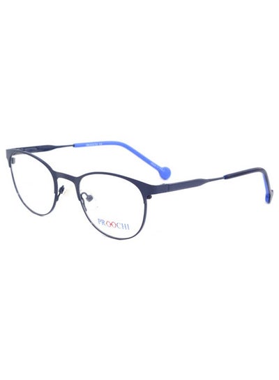 Full Rim Oval Shape Clear Lens Eyeglass Frame – Lens Size: 46 mm – Dark Blue