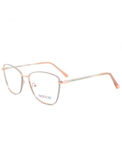 Women’s Full Rim Butterfly Shape Clear Lens Eyeglass Frame – Lens Size: 53 mm – Pink / Gold