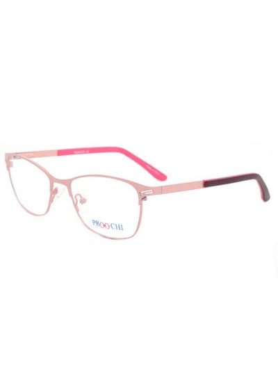 Women’s Full Rim Rectangular Shape Clear Lens Eyeglass Frame – Lens Size: 50 mm – Pink / Black