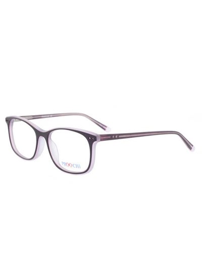 Women’s Full Rim Rectangular Shape Clear Lens Eyeglass Frame – Lens Size: 49 mm – Black / Grey