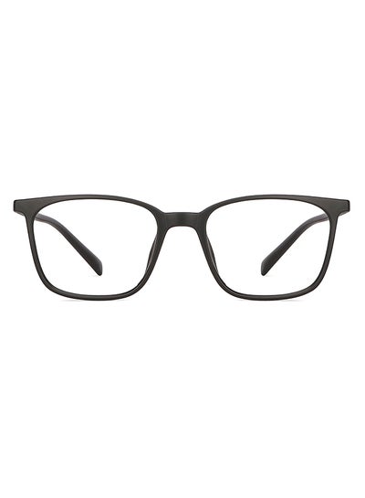 Zero Power Full Rim Bluecut & Antiglare Square Shape Computer Eyeglasses LB E13526 – 51mm – Black