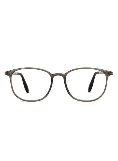 Zero Power Bluecut & Antiglare Round Shape Computer Eyeglasses LB E13528 – Lens Size: 51mm – Grey