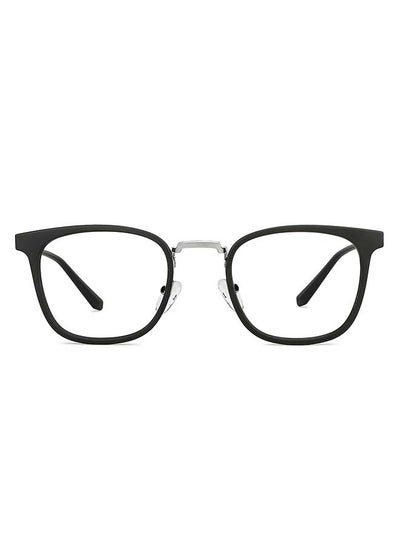 Zero Power Blue Cut & Antiglare Square Shape Computer Eyeglasses LB E13529 – Lens Size: 49mm – Grey