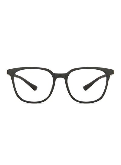 Zero Power Full Rim Bluecut & Antiglare Square Shape Computer Eyeglasses LB E13740 – 52mm – Black