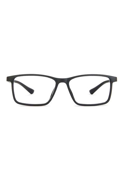 Zero Power Full Rim Bluecut & Antiglare Rectangle Shape Computer Eyeglasses LB E13738 – 52mm – Black