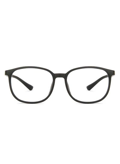 Zero Power Full Rim Bluecut & Antiglare Rectangle Shape Computer Eyeglasses LB E13739 – 53mm – Black