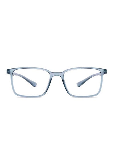 Zero Power Full Rim Bluecut & Antiglare Rectangle Shape Computer Eyeglasses LB E14241 – 53mm – Grey