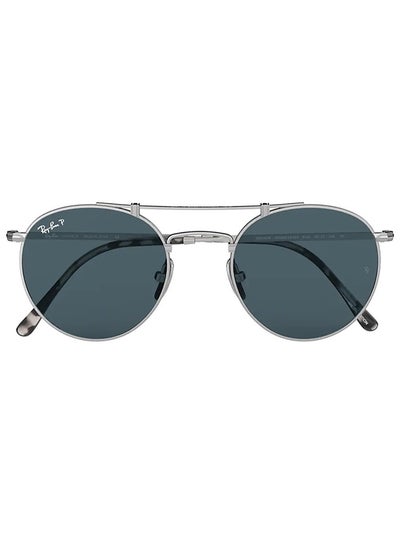 Round Double Bridge Titanium Sunglasses RB8147M 9165 50 – 50mm – Silver