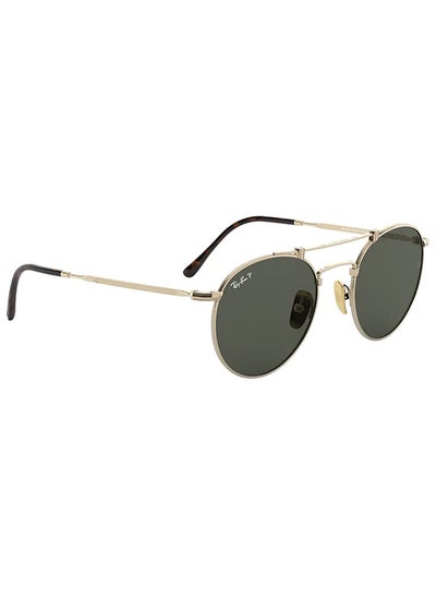 Round Double Bridge Titanium Sunglasses RB8147M 9143 50 – 50mm – Gold