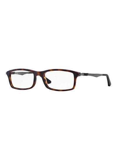 Men’s Rectangular Shape Eyeglass Frame Rx7017 5200 52 – Lens Size: 52mm – Brown