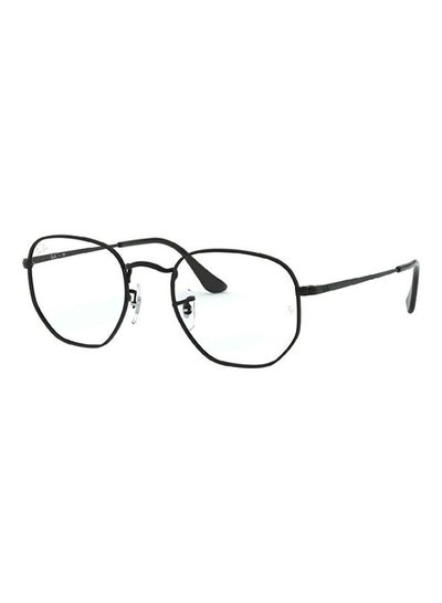 Hexagon Shape Eyeglass Frame RX6448 2508 51 – Lens Size: 51mm – Black