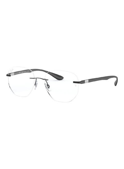 Liteforce Rimless Eyeglass Frame RX8766 1128 51 – Lens Size: 51mm – Black