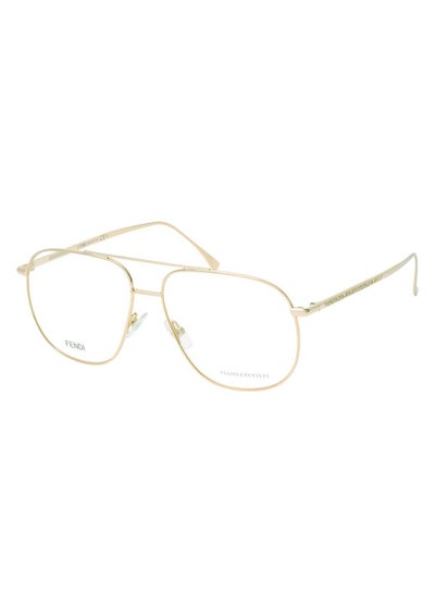 FENDI FF0391 JG5 Pilot GOLD Fullrim Eyeglasses for Unisex