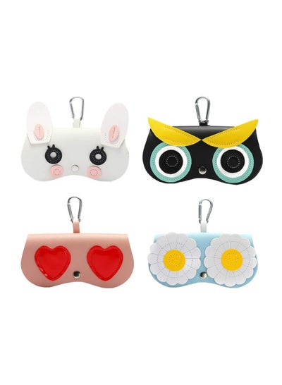 4 pcs Portable Eyeglass Case Eyeglass Storage Box